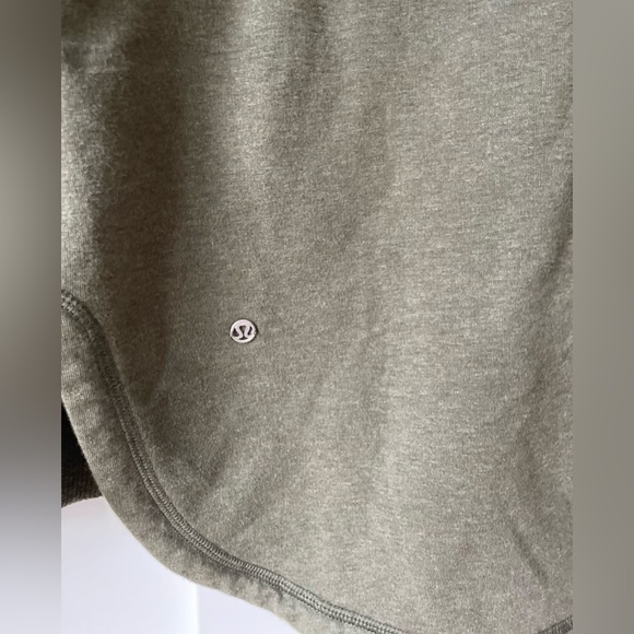 Lululemon • After Asana Pullover Sweatshirt Fatigue Green • size 6 - Picture 9 of 12